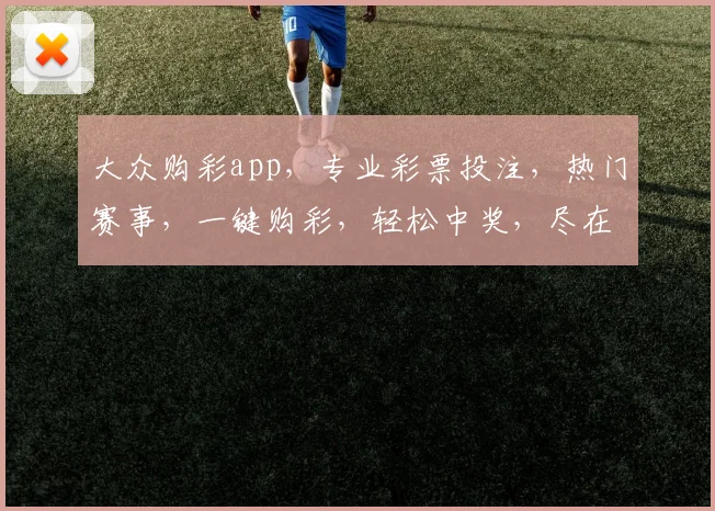 大众购彩app，专业彩票投注，热门赛事，一键购彩，轻松中奖，尽在掌握